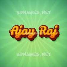 27 3d names for ajay raj
