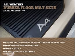 audi b7 a4 2 0t all weather floor mats