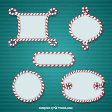 Candy cane lollipop chocolate sweet ice cream food sweets cake sugar candy. Free Vector Candy Cane Frames