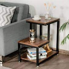 Modern Small Side End Table Wood Coffee