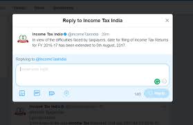 The deadline for income tax submission is 18 april 2017 so remember to get it done before it's too late. Income Tax Return Filing Due Date Extended To 5th August 2017 Advisory Tax And Regulatory Compliance In India Singapore And Usa