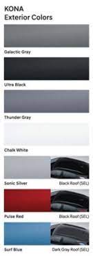 Hyundai Paint Codes Color Charts