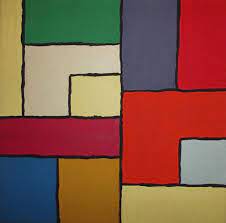 Color Block Art Painting Painting