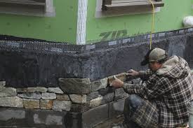 Stone Veneer On A Concrete Foundation