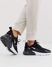 Nike Air Max 270 sneakers in black | ASOS gambar png