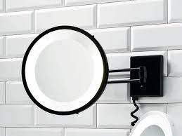 Wall Mounted Shaving Mirror With
