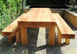 furniture and solid timber outdoor tables