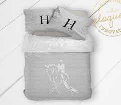 dressage bedding horse duvet cover