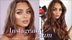 insram model soft glam makeup