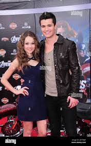 Spencer Boldman and Kelli Berglund. 11 April 2012, Hollywood, California.  'Marvel's The Avengers' - Los Angeles Premiere held at the El Capitan  Theatre. Photo Credit: Giulio Marcocchi/Sipa USA Stock Photo - Alamy