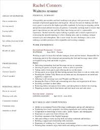 Waitress Resume Template 6 Free Word Pdf Document Downloads