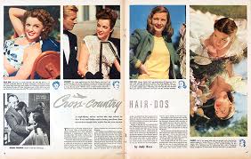 post wwii hairstyles beauty after the