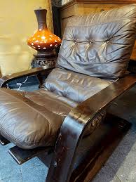 scandinavian leather relax sofa west
