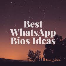 It's nice if you can combine this with a couple of other things you like to do because there'll be more things for people to pick up on. 1023 Best Whatsapp Bio Ideas For Boys And Girls 2020 Lyrics Set