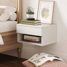 Floating Bedside Table Wall Mounted