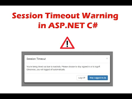 session timeout warning in asp net c