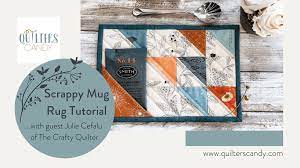 spy mug rug tutorial quilters candy
