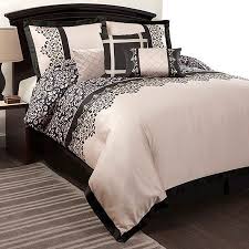 7 Piece Comforter Set With A Damask
