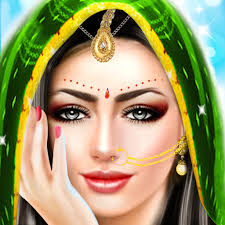 indian doll wedding fashion makeup and