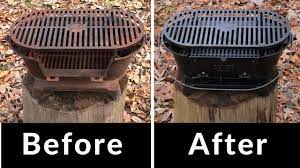 cast iron grill restoration you
