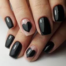 Black acrylic nail polish holder. 50 Dramatic Black Acrylic Nail Designs To Keep Your Style On Point
