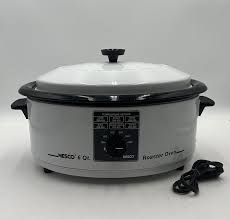 nesco 6 quart roaster oven slow cooker