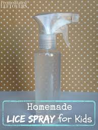 homemade lice spray for kids