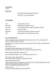 Curriculum Vitae Malli Kadil Carpentersdaughter Co