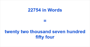 22754 in Words – How to Spell 22754 | numbersinwords.net
