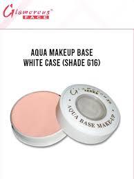 glamorous face aqua makeup base white