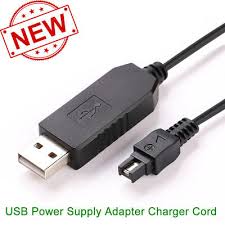 usb adapter charger cord for sony dcr