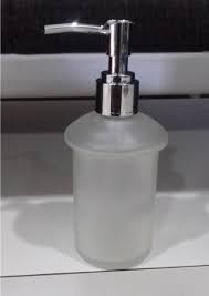 Round Glass Soap Dispenser Size