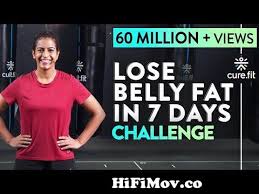 lose belly fat in 7 days challenge