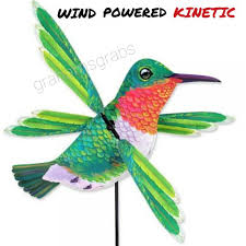 hummingbird whirligig wind spinner 16