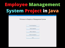 employee management system project in
