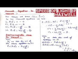 Maxwell Equation In Vacuum Lecture 10