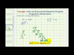 Ex 2 Solve Exponential Equations Using