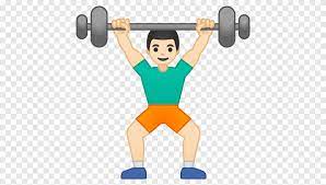 exercise emoji physical fitness weight