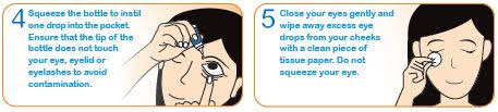 how to instil eye drops