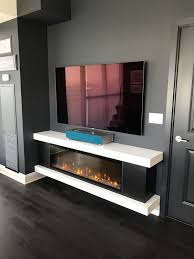 Wall Mounted Fire And Tv Unit Hot