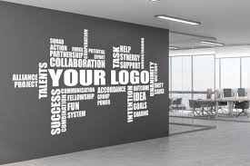 Large Custom Business Name Wall Decal