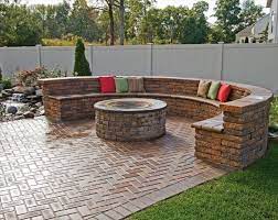 Seating Outdoor Patio Designs Stone
