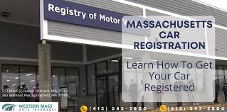 machusetts car registration find