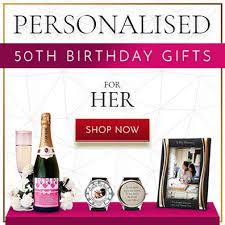 personalised 50th birthday presents