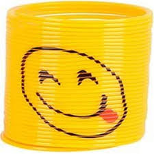emoji slinky toy tongue out smiley