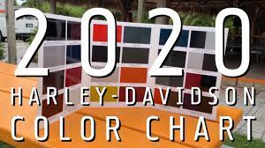 2020 harley davidson model color chart