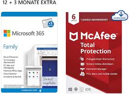 Mcafee total protection protects against viruses, malware, spyware, and ransomware attacks, and it also keeps you safe from suspicious or vulnerable websites. Microsoft 365 Family 15 Monate Fur 6 Nutzer Inkl Mcafee Total Protection Nur 54 99 Euro Oster Deals Macerkopf