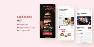 food recipe app figma community