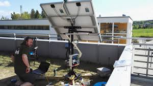 dual axis solar tracker with