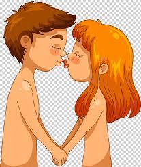 kiss cartoon intimate relationship